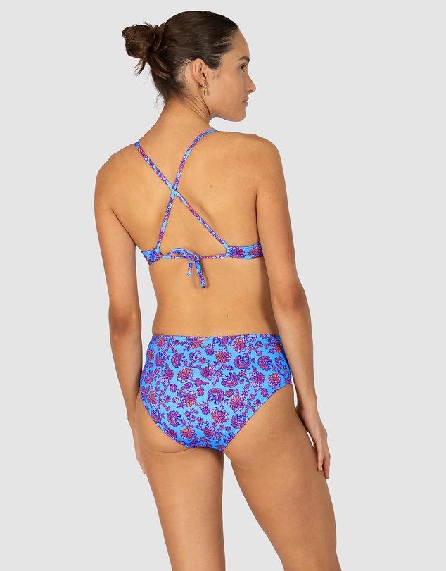 Baku Swimwear - Flamenco Longline Fixed Triangle Bikini Bra Top