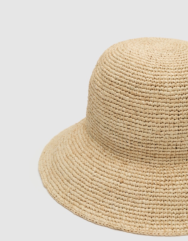 Seed Heritage - Raffia Rounded Bucket Hat
