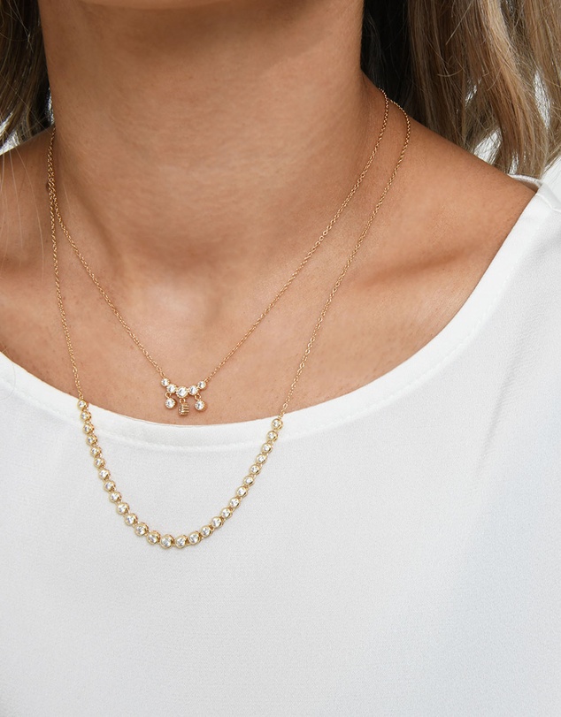 Forcast - Izabella 16k Gold Plated Necklace