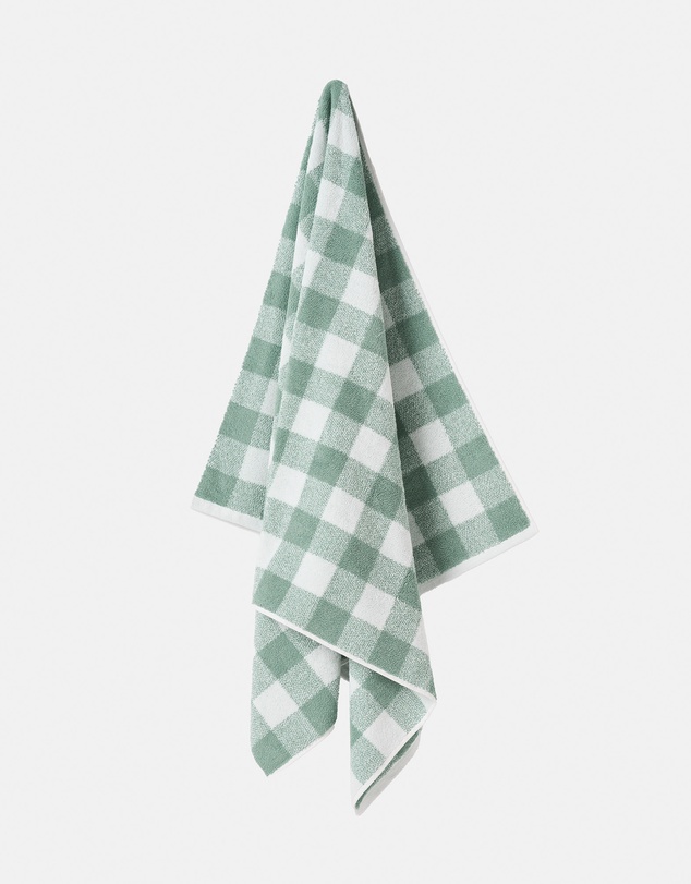 Linen House - Flinders Check Saltwater Bath Towel Range