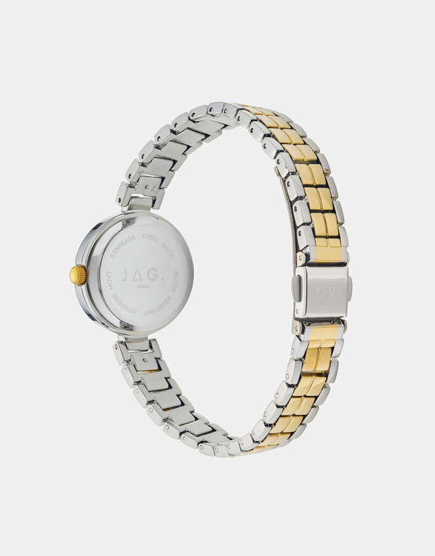 Jag - Kelly Womens White MOP Dial 27mm Gold & Silver Watch
