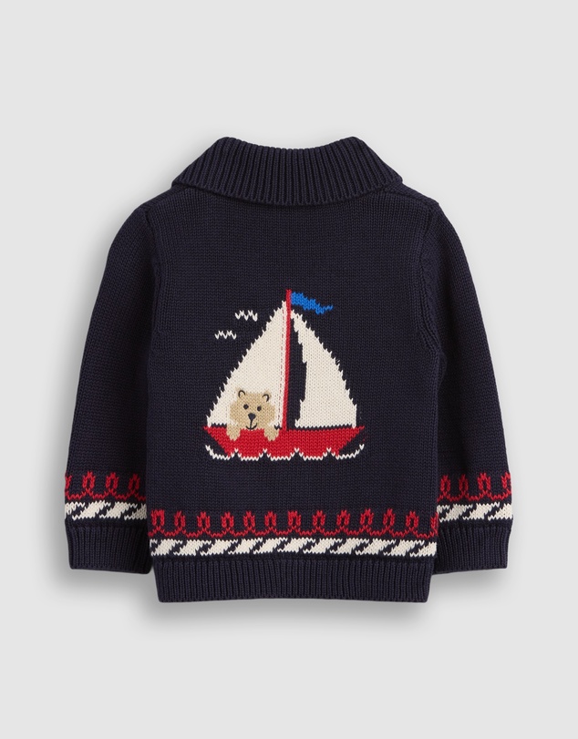 GAP - Nautical Shawl Cardigan - Babies