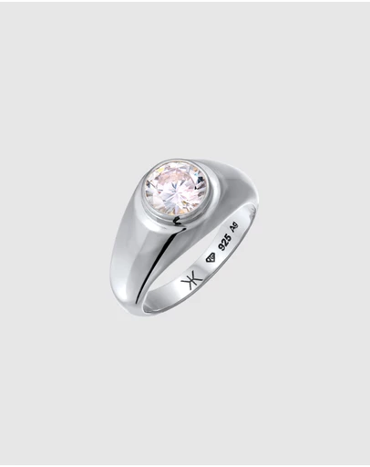 Kuzzoi - ICONIC EXCLUSIVE - Ring Cubic Zirconia 925 Sterling Silver