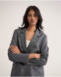 Oxford - Calliope Oversized Cinched Blazer