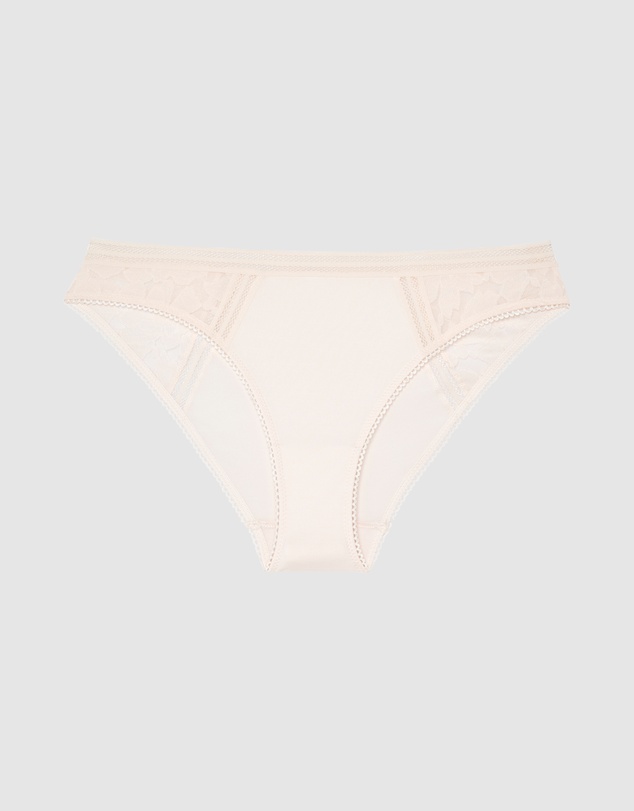 Passionata - Gardenia Lace Trim Low Rise Bikini Brief
