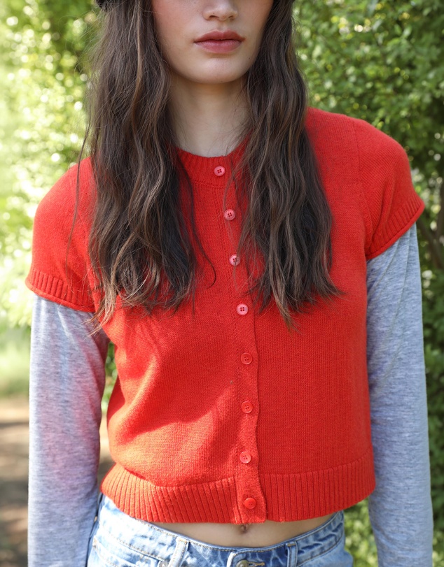 AERE - Abi Cotton Cashmere Blend Cardigan