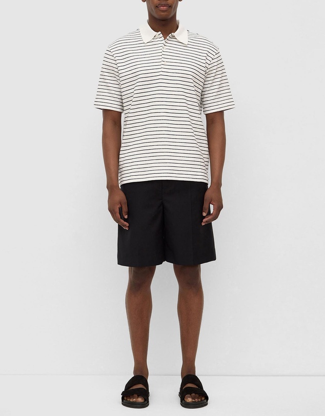 Assembly Label - Volley Stripe Short Sleeve Polo