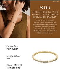 Fossil - Ellis Gold Tone Bracelet
