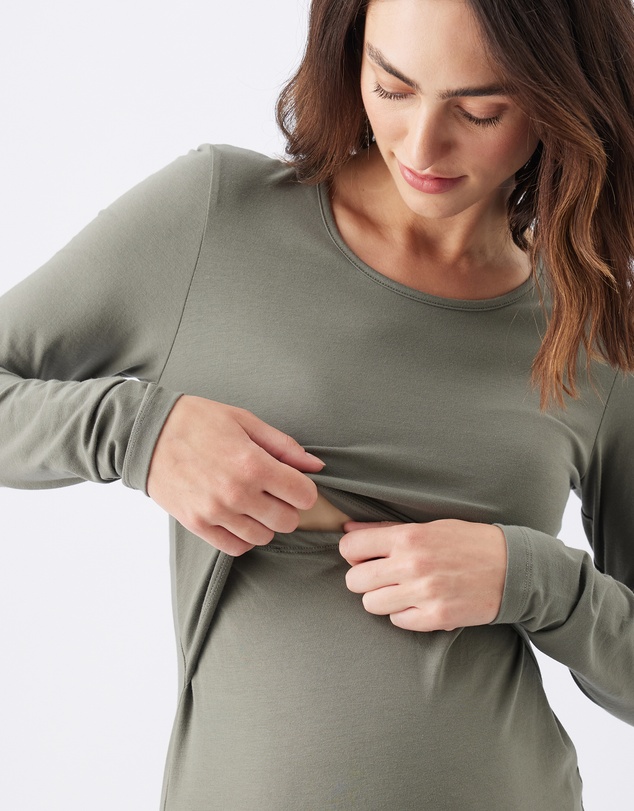 Ripe Maternity - Organic Cotton Nursing Top