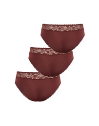 City Chic - Iris 3 Pack Cotton Cheeky Panty