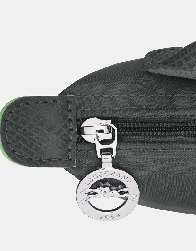 Longchamp - Le Pliage Green Pouch With Handle