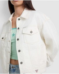 GUESS - GUESS JEANS Eco Oversize Trucker Jacket
