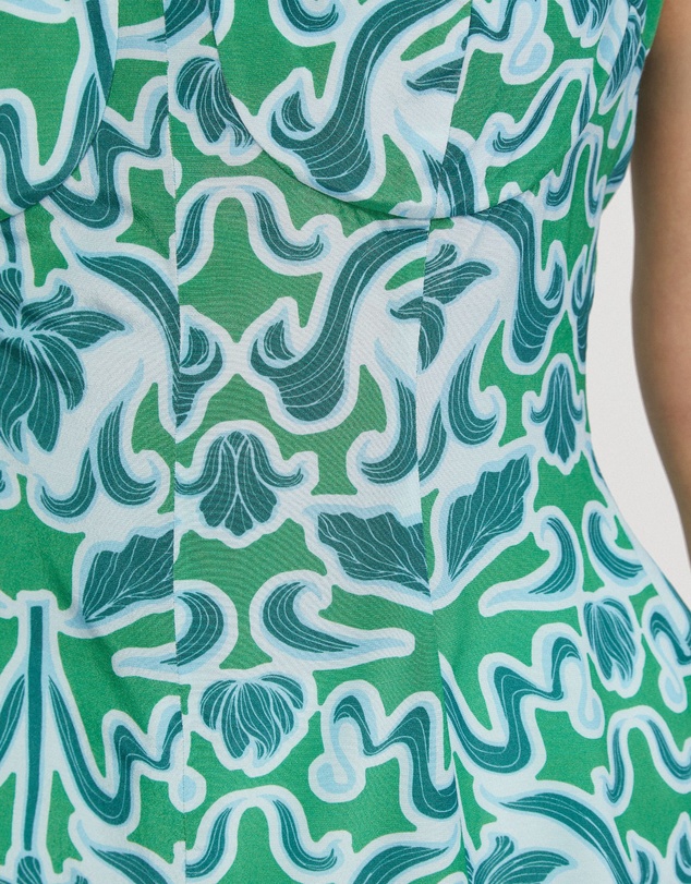 Oxford - Jacqueline Printed Peplum Top