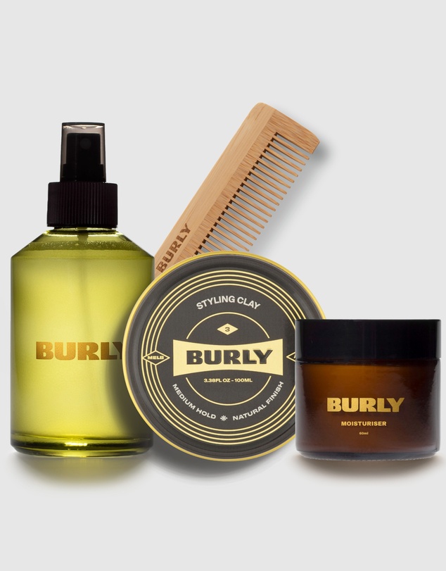 BURLY - Skin & Styling Pack - #3 Clay - Medium Hold