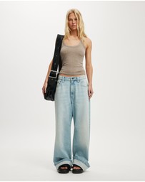Cotton On - Sheer Layer Scoop Tank