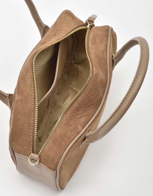 Cobb & Co - Elwood Suede Leather Crossbody Bowler Bag