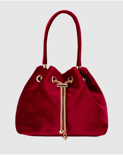 Olga Berg - Margie Velvet Pouch