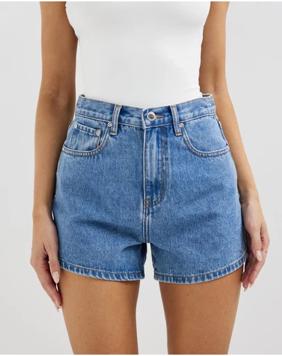 Dazie - Azure Escape Denim Shorts