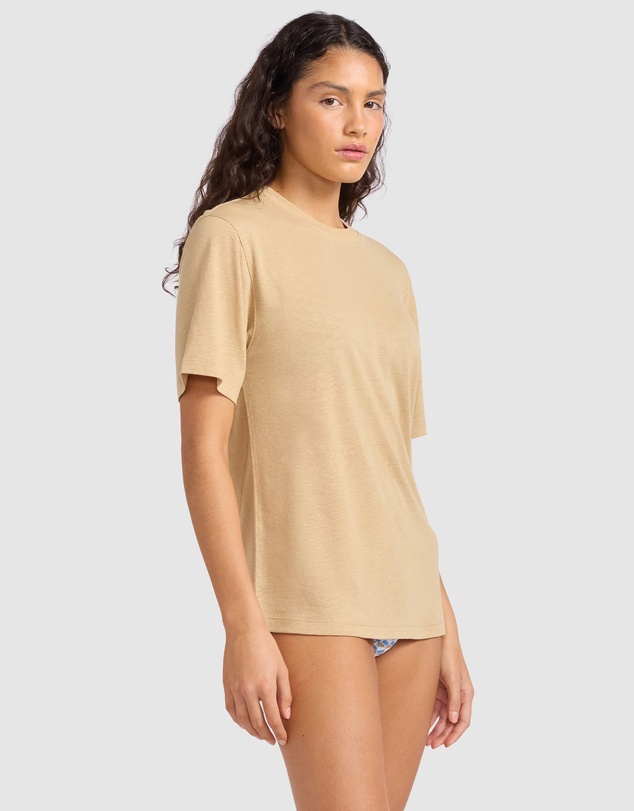 Seafolly - Slub Linen Boyfriend T-Shirt