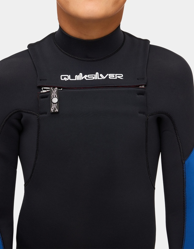 Quiksilver - Boys 8 to 16 4/3 Mercury Chest Zip Wetsuit