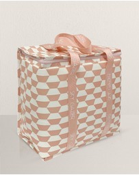 Sky Gazer - Insulated Freezer Shopping Bag - Pink