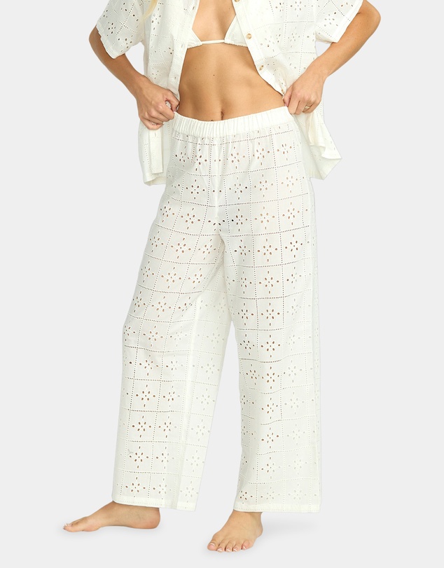 Billabong - Womens Eyelet Crush Cover Up Pants