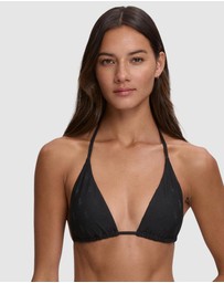 Polo Ralph Lauren - Logo Jacquard Ricky Halter Triangle Bikini Top