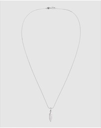 Kuzzoi - ICONIC EXCLUSIVE - Necklace Male Feather 925 Sterling Silver