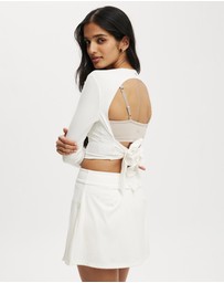 Cotton On Body Active - Open Tie Back LS Tee