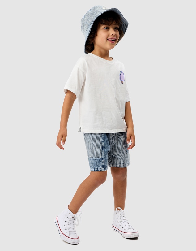 Goldie + Ace - Railroad Denim Bucket Hat - Babies-Kids