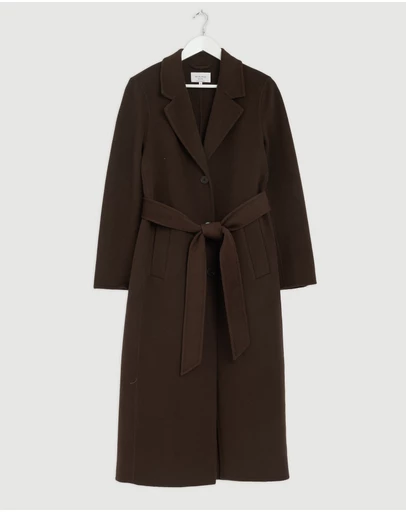 Revibe - Repaired Minima Esenciales Dulcie Relaxed Wool Coat - AU 8