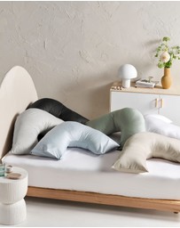 Linen House - Augusta 500TC Cotton Sateen U-Shape Pillowcase