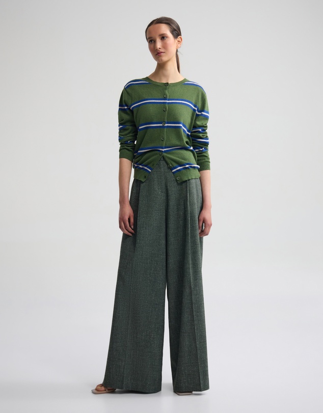Oxford - Margurite Striped Cardigan