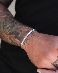 Haze & Glory - ICONIC EXCLUSIVE - Bracelet Bangle Azetec in 925 Sterling Silver