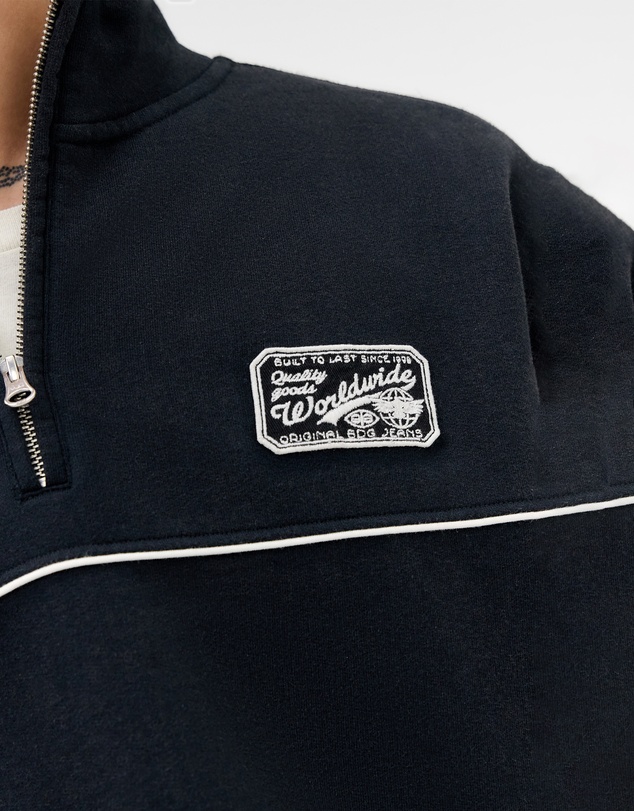 BDG By Urban Outfitters - BDG Dust Mock Neck Half Zip Sweat