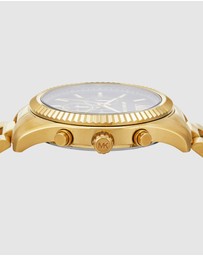Michael Kors - Lexington Gold Tone Chronograph Watch