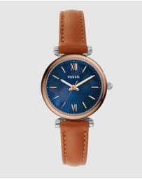 Fossil - Carlie Mini Brown Analogue Watch ES4701