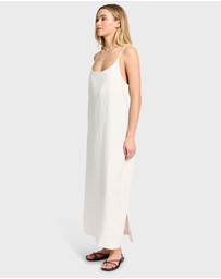 Academy Brand - Essential Linen Slip Dress