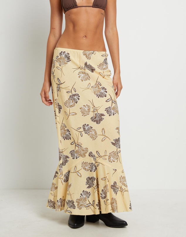 Subtitled - Tanisha Fishtail Maxi Skirt