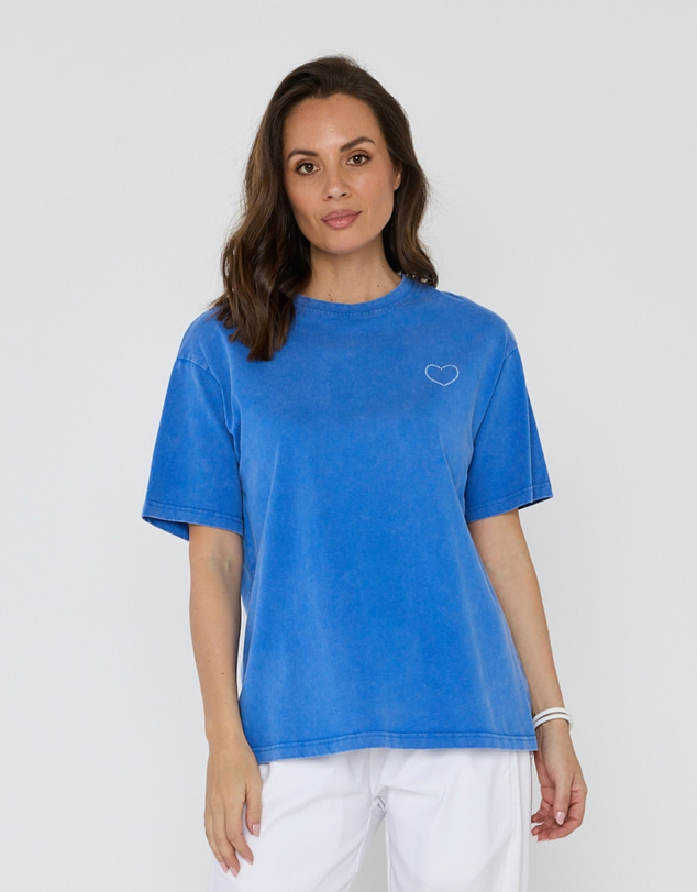ALEXANDRA - Hearty T-Shirt Blue