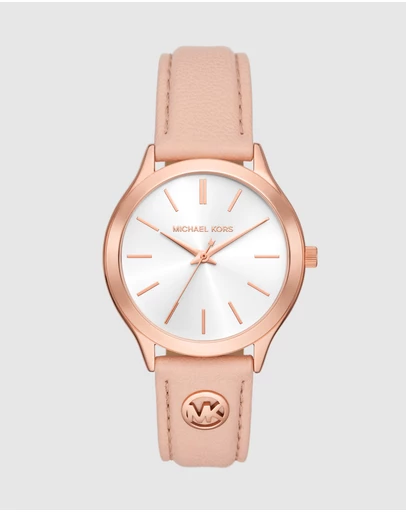 Michael Kors - Slim Runway Pink Analogue Watch