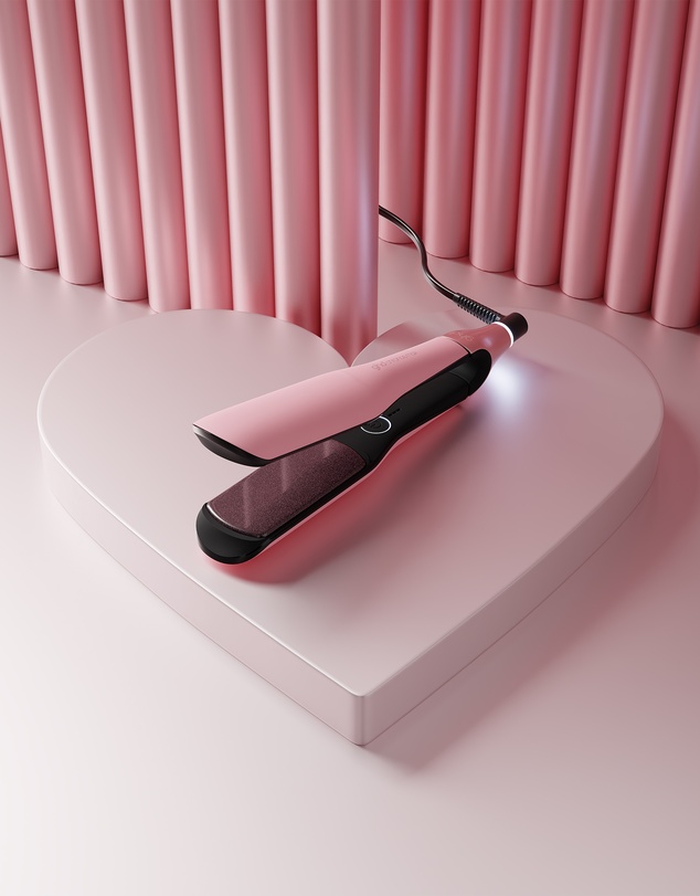 ghd - NEW chronos max Limited Edition Wide Plate Hair Straightener in Dusted Pink