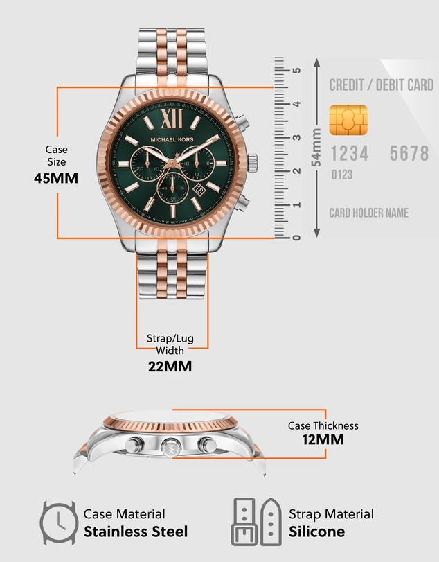 Michael Kors - Lexington Two Tone Chronograph Watch