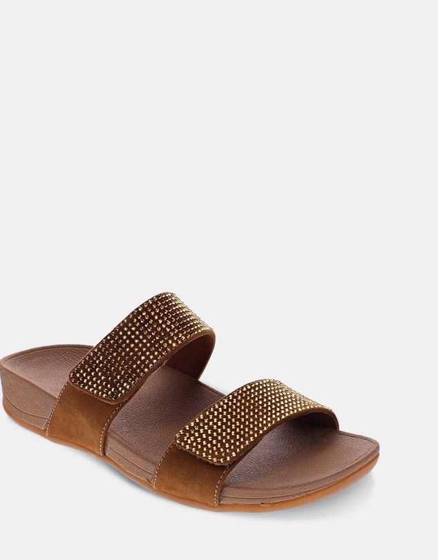Mia Vita - Avoca Slide - Bronze Rhines Stone