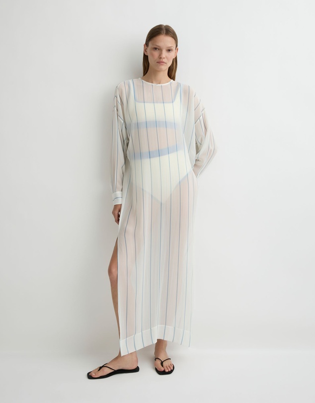 BONDI BORN - Capri Silk Tunic Dress