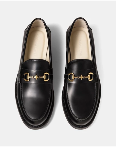 Duke + Dexter - Wilde Black Plus Bit Loafer - Men's