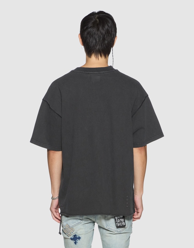 Ksubi - Laybel Ekcess SS Tee Washed Black