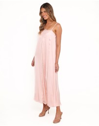 Petal & Pup - Halsey Midi Dress - Pink