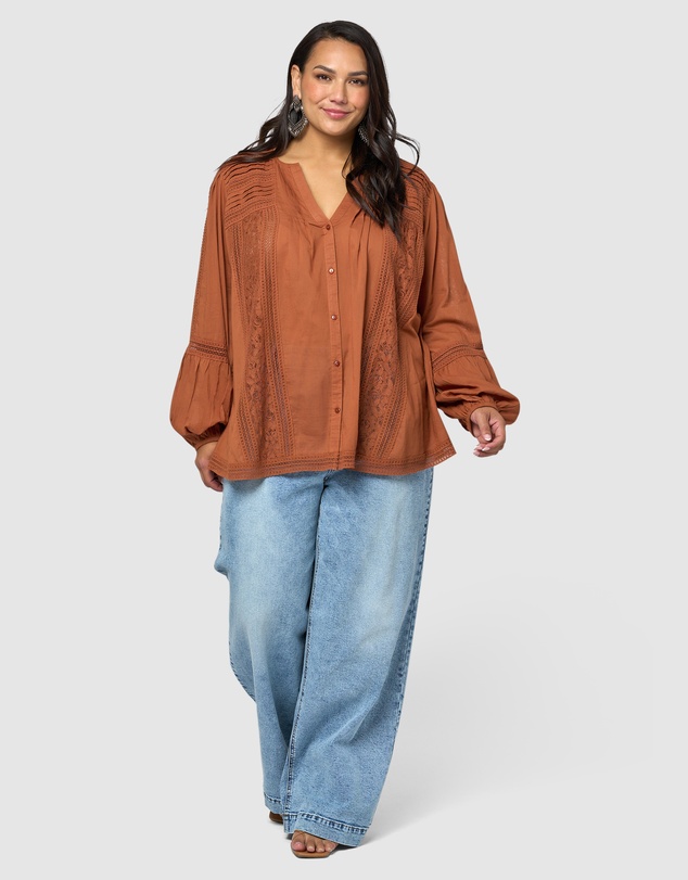 The Poetic Gypsy - Retrograde Peasant Blouse