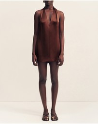 Shona Joy - Savanna Halter Neck Mini Dress